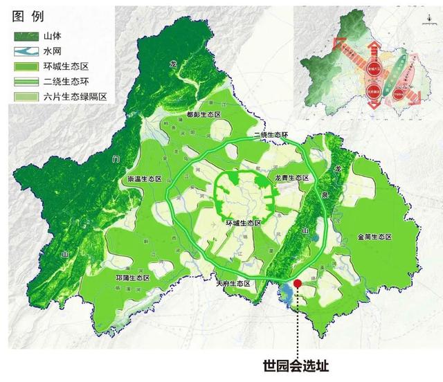 世園會選址地示意圖