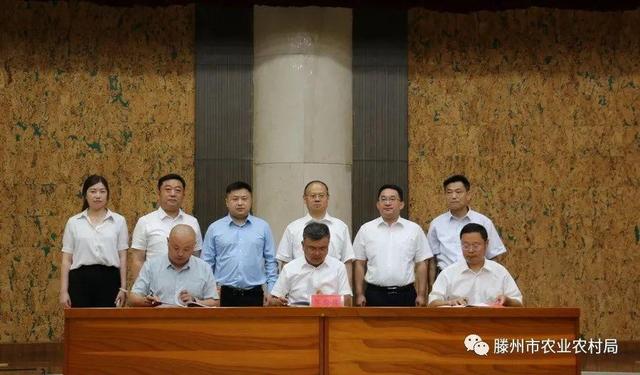 滕州新格林高效現(xiàn)代農(nóng)業(yè)產(chǎn)業(yè)園項目簽約儀式2