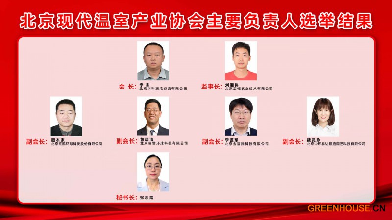 主要負責人選舉結果