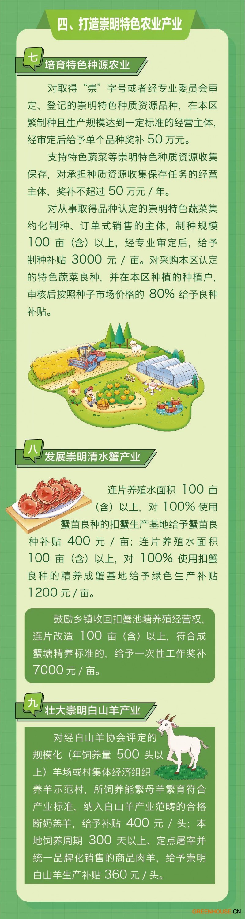 明年1月1日起實施！崇明區出臺新一輪都市現代綠色農業政策5
