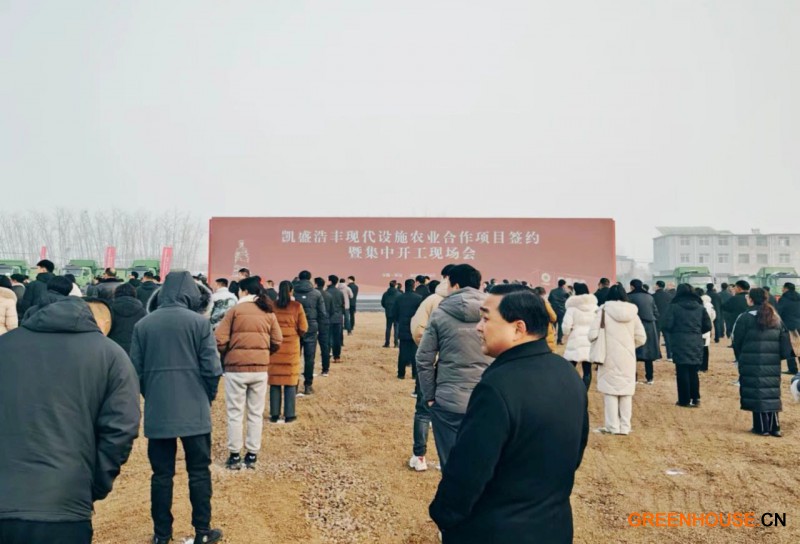 凱盛浩豐皖北項目簽約暨集中開工現場會1