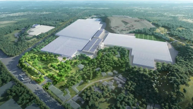 廣東梅州、珠海攜手打造的梅州市華發現代設施農業示范基地在梅縣區雁洋鎮對坑村1