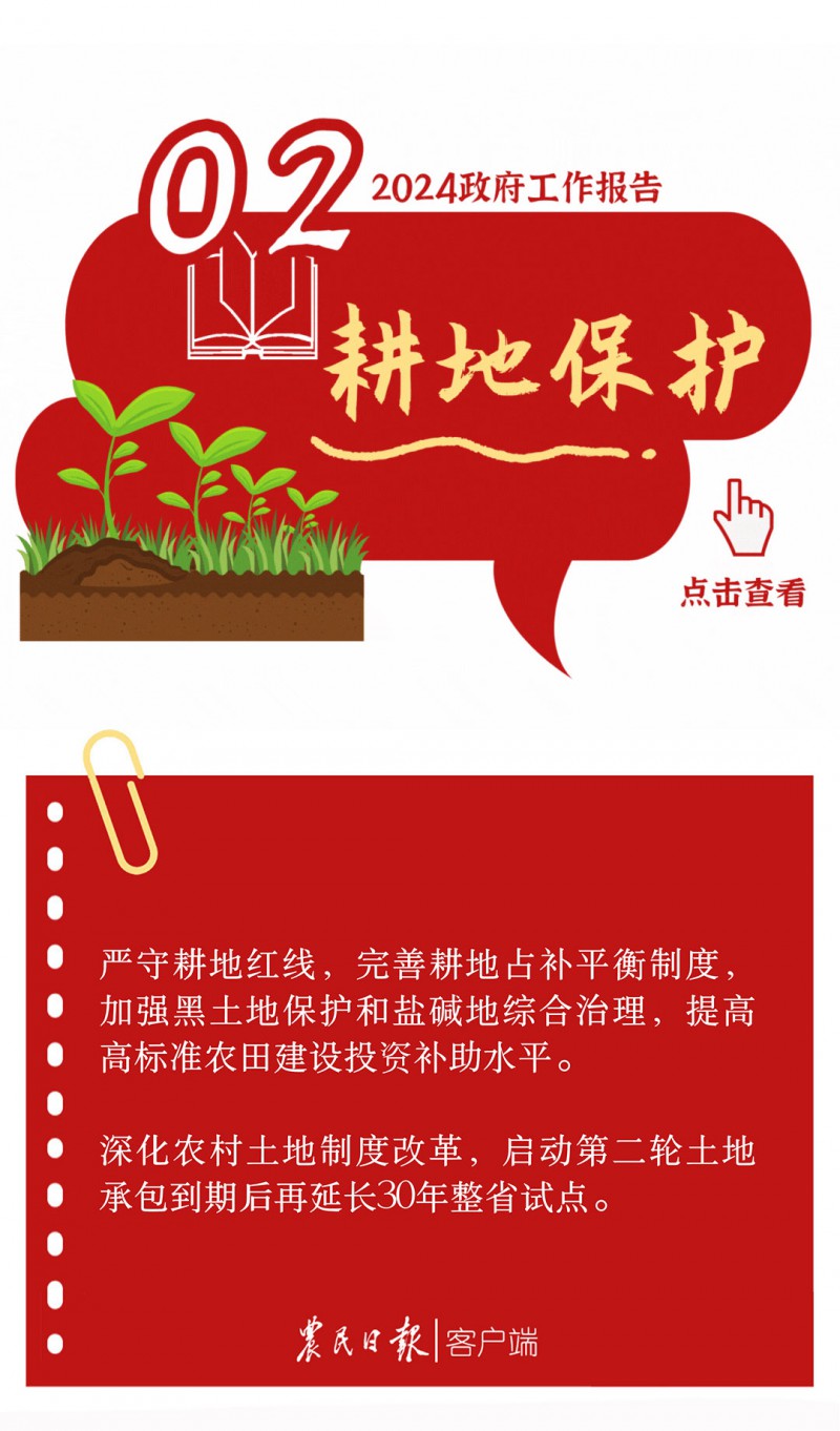 2024政府工作報告的三農工作3