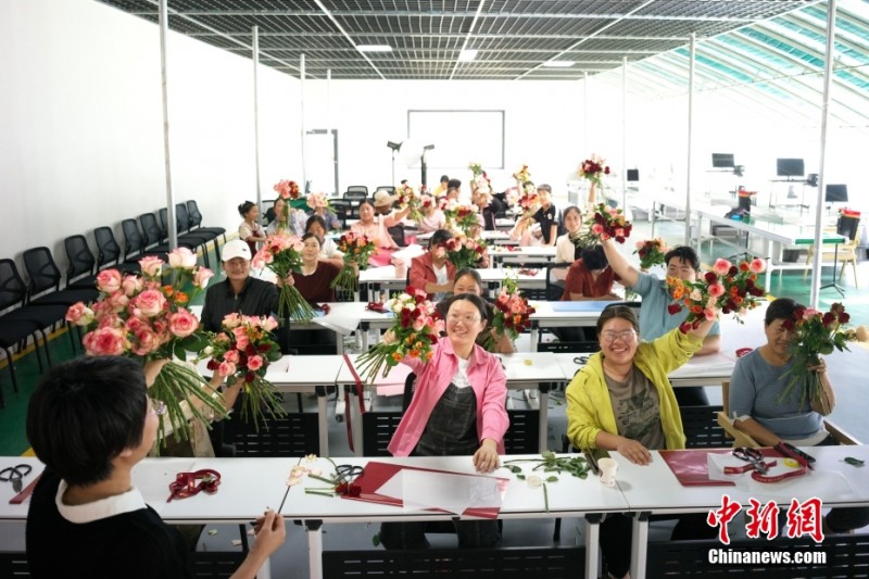 日照市莒縣招賢曲坊現(xiàn)代農(nóng)業(yè)產(chǎn)業(yè)園的鮮切花4